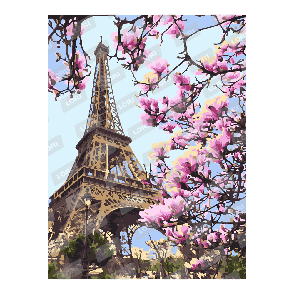 Картина по номерам Весна в Париже