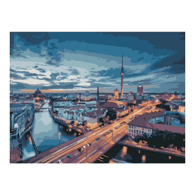 Картина по номерам "Мост в Берлине"