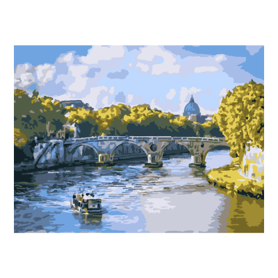 Картина по номерам "Римский мост"